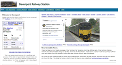 Desktop Screenshot of davenportstation.org.uk